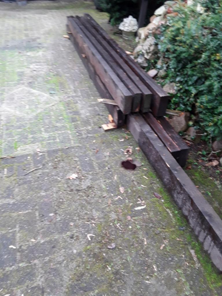 Balkhout, Tuin en Terras, Palen, Balken en Planken, Ophalen of Verzenden, Palen