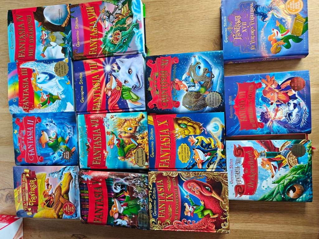 Geronimo Stilton Fantasia boeken collectie, Ophalen of Verzenden, Zo goed als nieuw, Fictie algemeen
