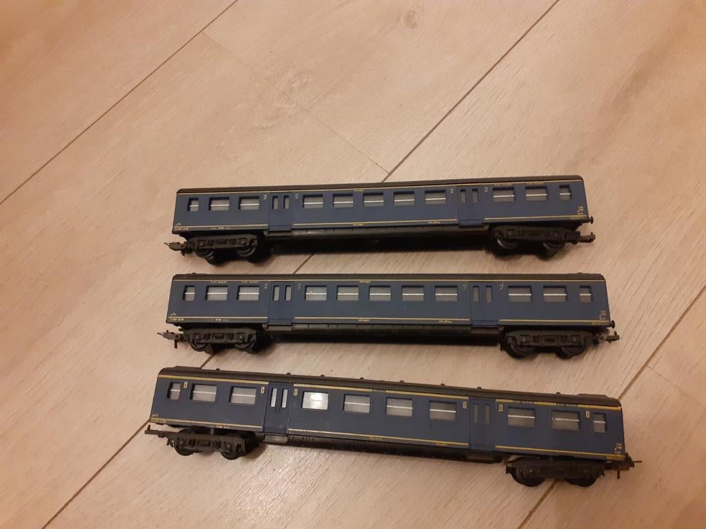 3 lima wagons, Gebruikt, Gelijkstroom of Wisselstroom, Wagon, Ophalen of Verzenden