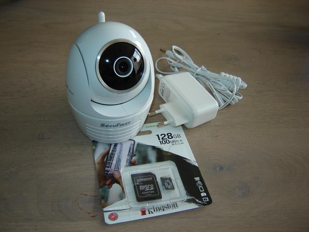 CAMERA SecuFirst CAM114S Draadloze IP camera voor binnen !!, Audio, Tv en Foto, Videobewaking, Ophalen of Verzenden, Zo goed als nieuw