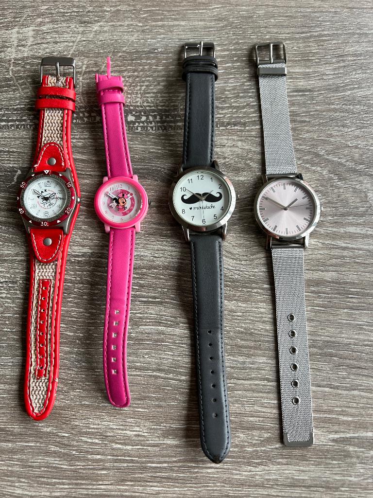 kinder horloges diversen, Verzenden, Gebruikt, Roze, Jongen of Meisje