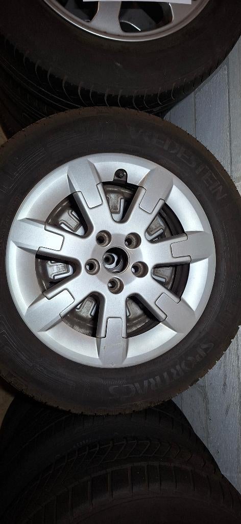 Seat Skoda Toyota licht metalen bandenset, Ophalen, Gebruikt, 15 inch, Banden en Velgen