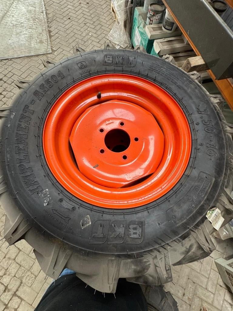 BKT AS 504 7.50-16 Nieuw met velg, Ophalen of Verzenden