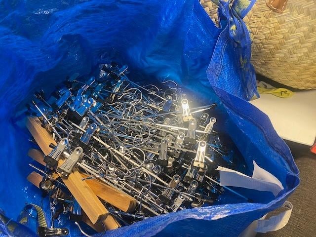 rok/broekhangers,  assorti gratis af te halen!, Ophalen, Overige typen, Zo goed als nieuw, Minder dan 100 cm