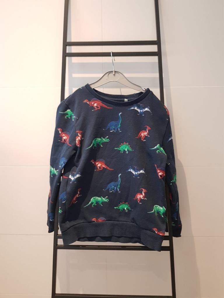 Dinotrui van Palomino, maat 140, Kinderen en Baby's, Kinderkleding | Maat 140, Gebruikt, Palomino (C&A), Trui of Vest, Ophalen of Verzenden