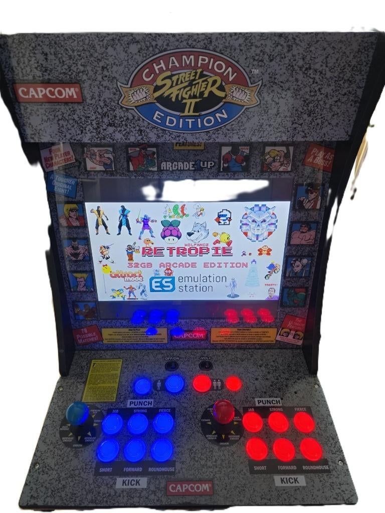 Arcade 1up StreetfighterII edition gemodificeerd, Spelcomputers en Games, Spelcomputers | Overige, Ophalen, Overige merken, Refurbished