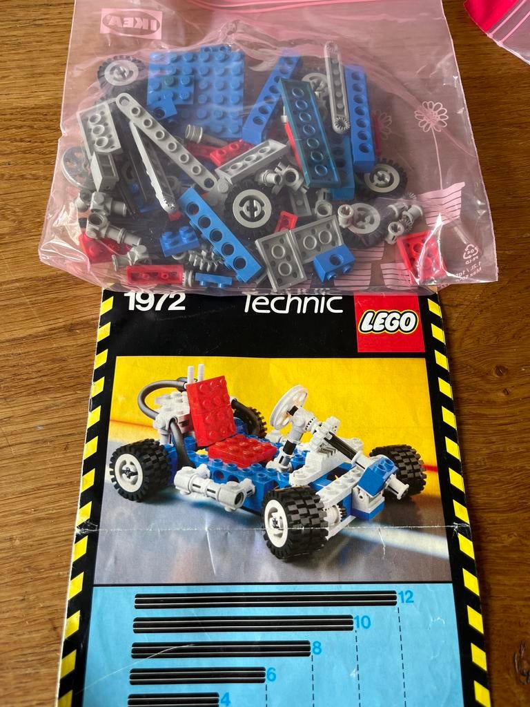 Vintage Lego Technic 1972 - Compleet, Kinderen en Baby's, Speelgoed | Duplo en Lego, Gebruikt, Lego, Complete set, Ophalen of Verzenden