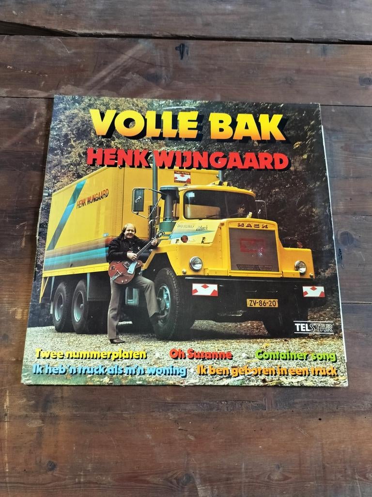 LP Henk Wijngaard - Volle Bak, Ophalen of Verzenden, Zo goed als nieuw, 12 inch, Levenslied of Smartlap