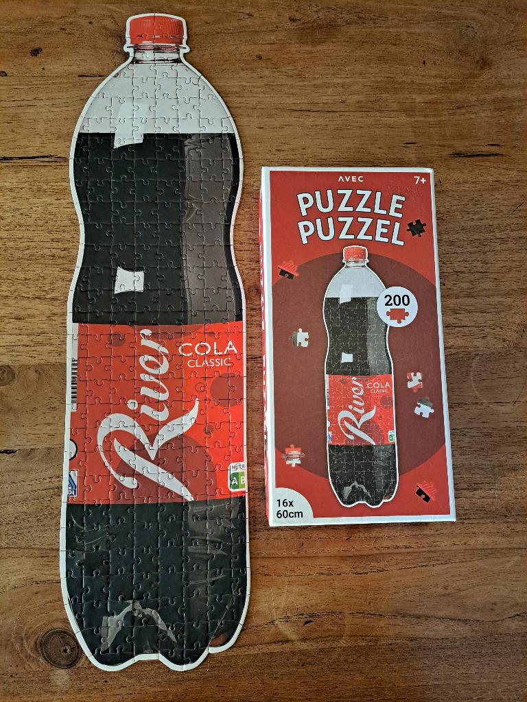 River Cola legpuzzel puzzel 200 stukjes, Hobby en Vrije tijd, Denksport en Puzzels, Ophalen of Verzenden, Minder dan 500 stukjes