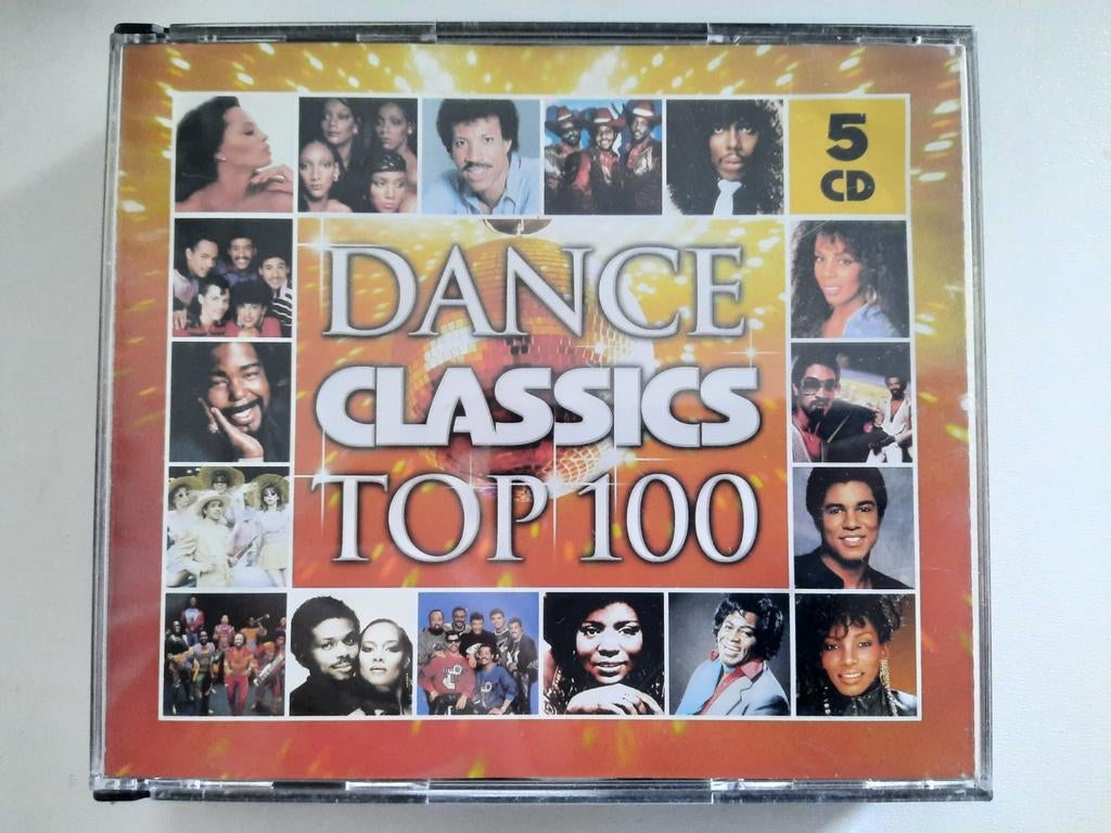 5 cd box  Dance Classics top 100, Ophalen of Verzenden, Zo goed als nieuw, Dance Populair, Boxset
