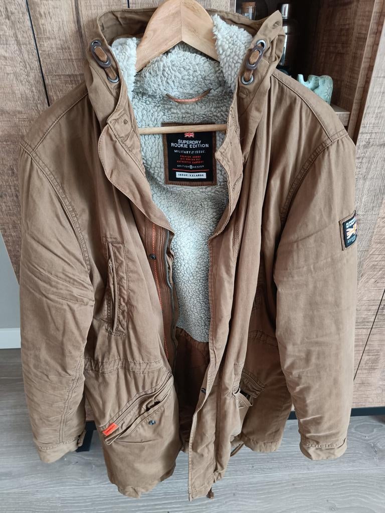 Jas van het merk Superdry maat L/XL, Kleding | Heren, Jassen | Winter, Maat 56/58 (XL), Ophalen of Verzenden