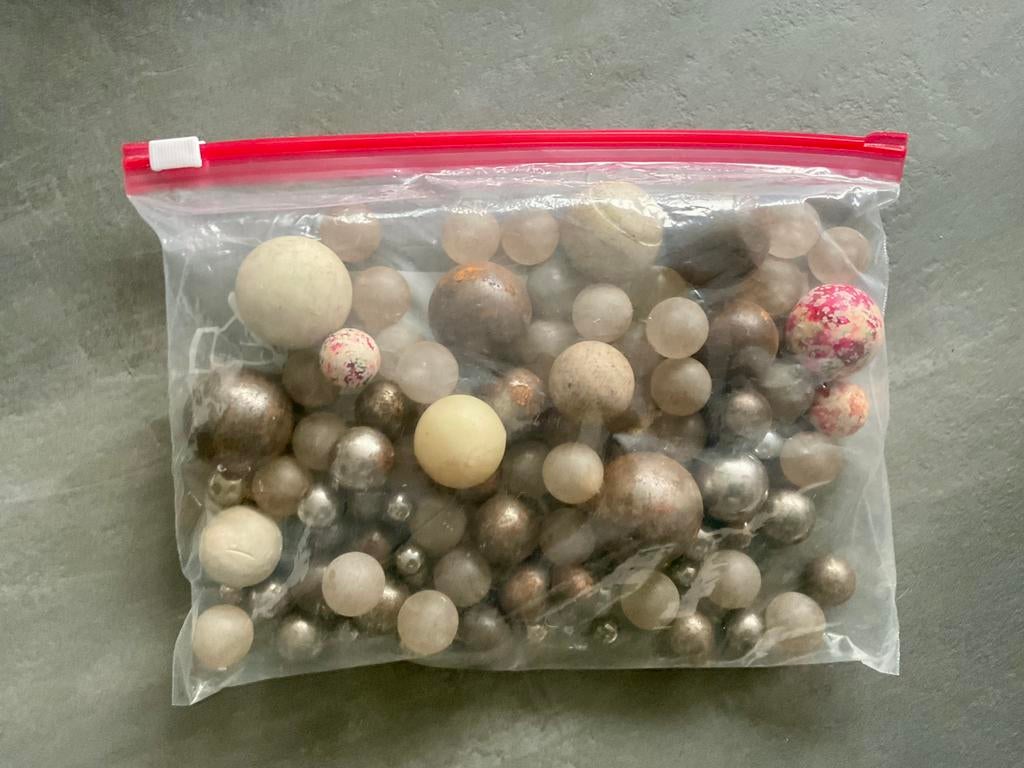 Knikkers, Hobby en Vrije tijd, Kralen en Sieraden maken, Ophalen of Verzenden, Gebruikt, Overige typen