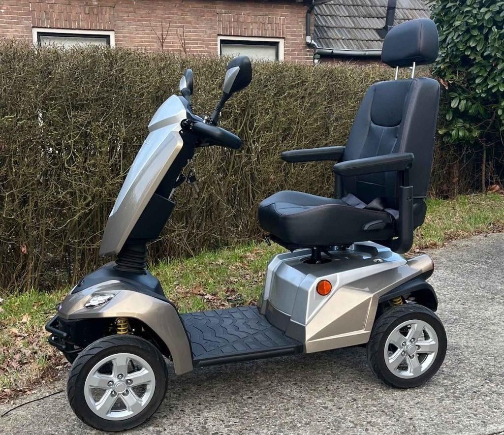 Kymco New Maxer – 19km/h -Goud/Grijs elektrische scootmobiel, Diversen, Brommobielen en Scootmobielen, Ophalen, Kymco, Kymco, Zo goed als nieuw