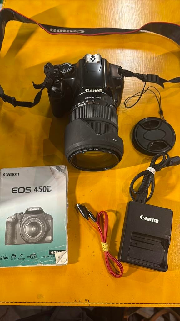 Canon eos 450D, Ophalen of Verzenden, Zo goed als nieuw, Canon, 8 keer of meer