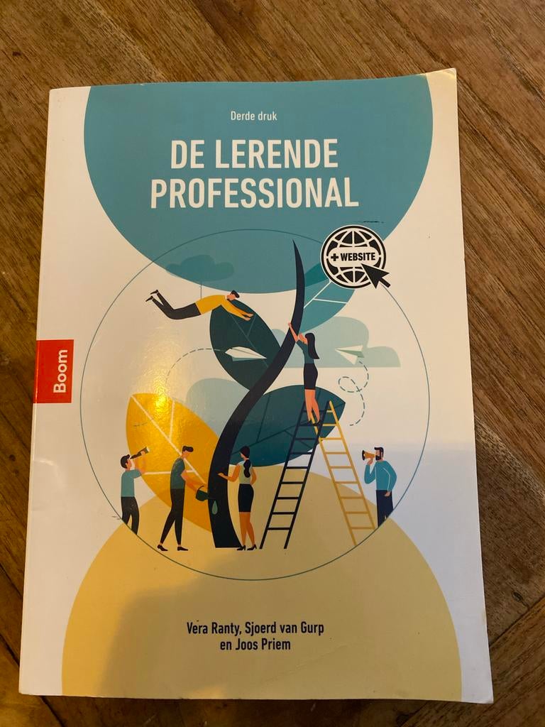 De Lerende Professional - Derde Druk, Boeken, Studieboeken en Cursussen, Ophalen of Verzenden, Gelezen, HBO