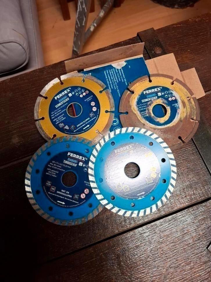 FERREX 3 slijpschijven : ligt klaar voor verzending!!, Doe-het-zelf en Verbouw, Gereedschap | Slijpmachines, Ophalen of Verzenden