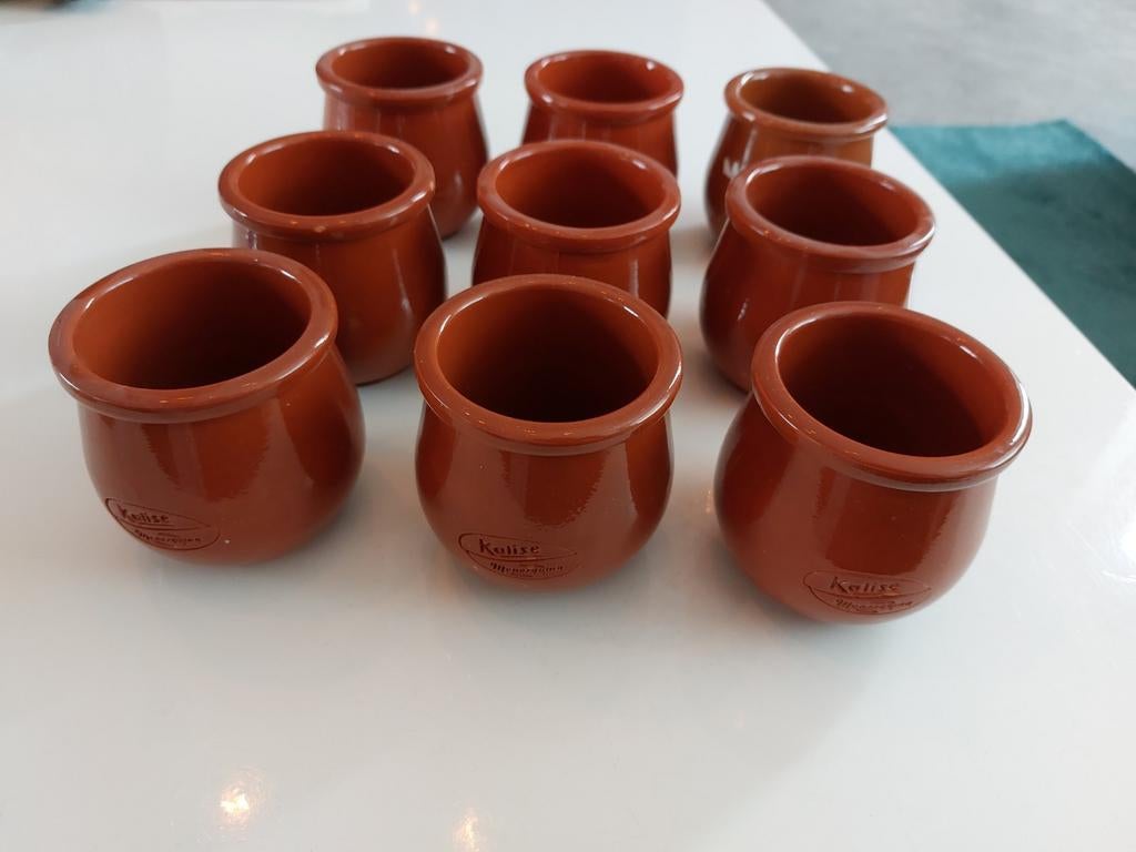 Geglazuurde keramiek potjes, Keramiek, Nieuw, Ophalen of Verzenden, Overige stijlen