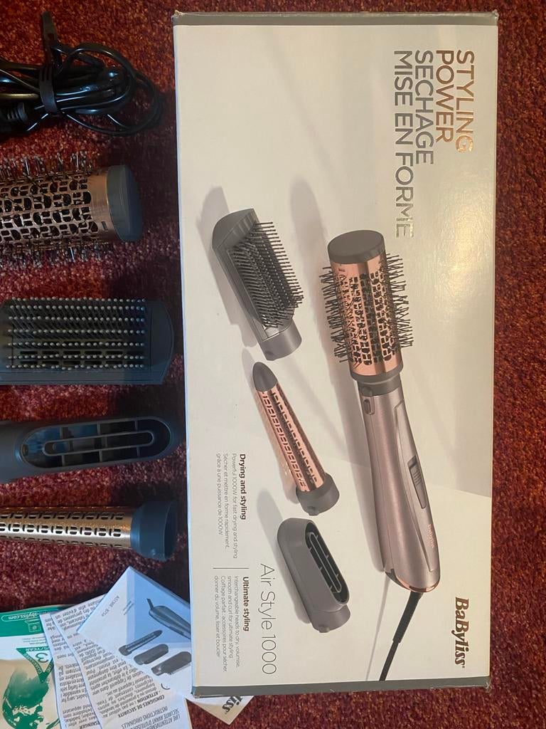 BaByliss Airstyle 1000 - Complete Styling Set, Ophalen of Verzenden, Zo goed als nieuw, Haarverzorging