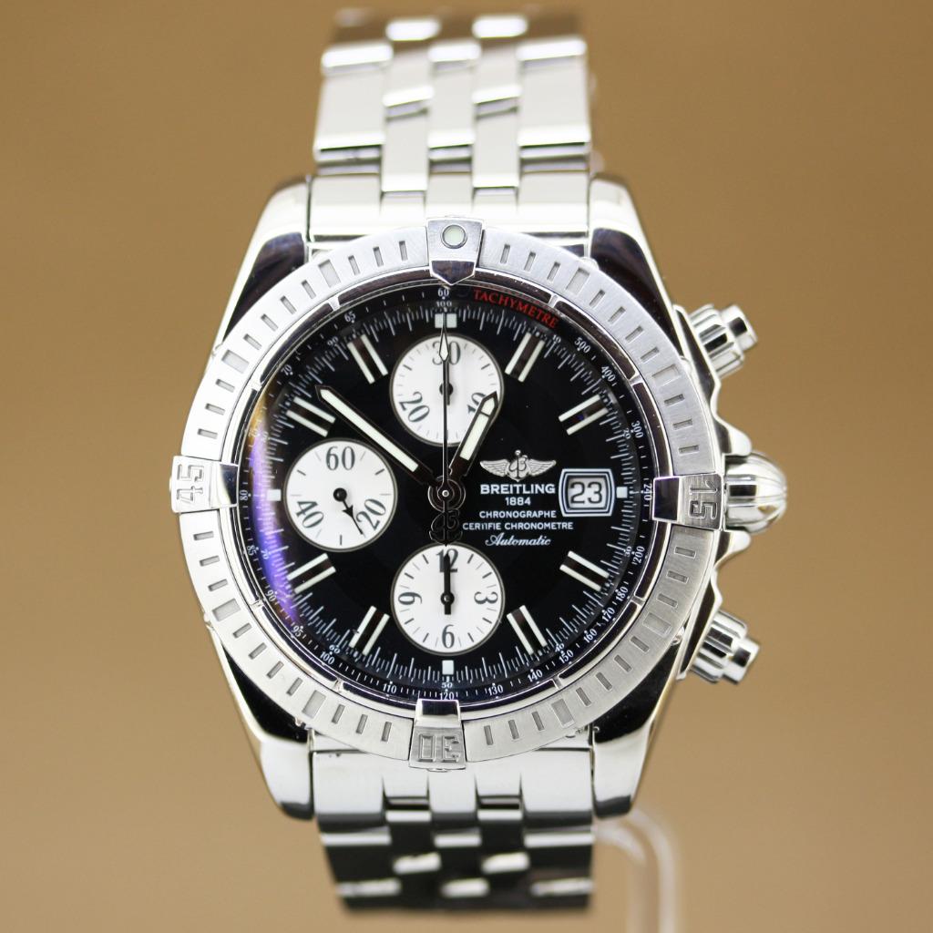 Breitling Chronomat Evolution Staal A13356, Sieraden, Tassen en Uiterlijk, Horloges | Heren, Staal, Gebruikt, Staal, Breitling
