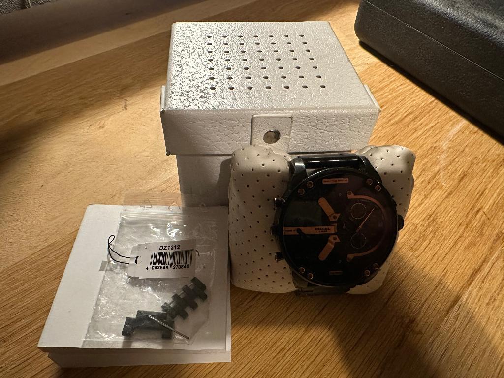 Diesel Mr Daddy 2.0 horloge – DZ7312, Sieraden, Tassen en Uiterlijk, Horloges | Heren, Zo goed als nieuw, Polshorloge, Overige merken