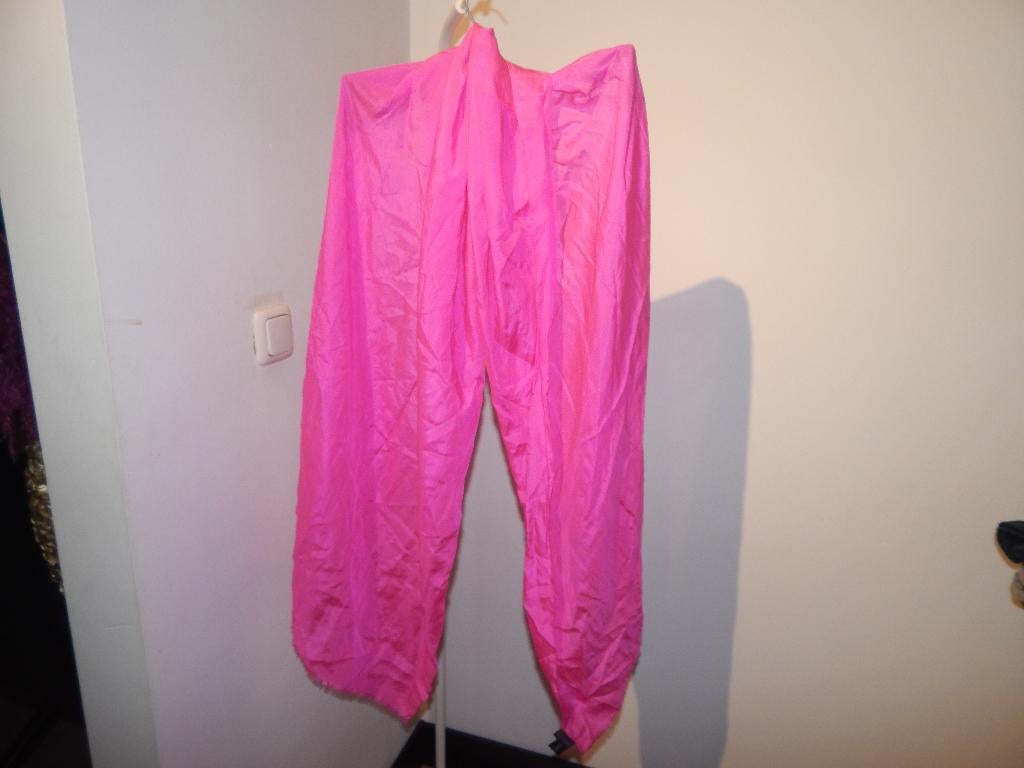 Paul Smith grote zijde shawl cyclaam fucia van kleur