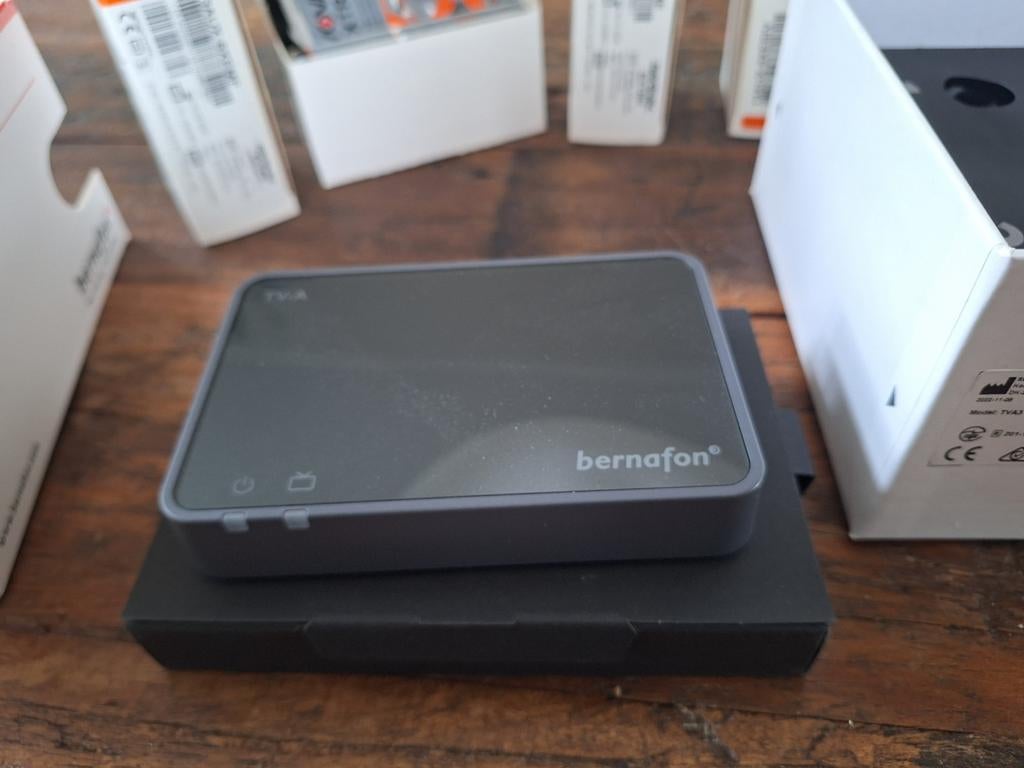 Bernafon tv adapter + gehoorapparaat batterijen, Ophalen