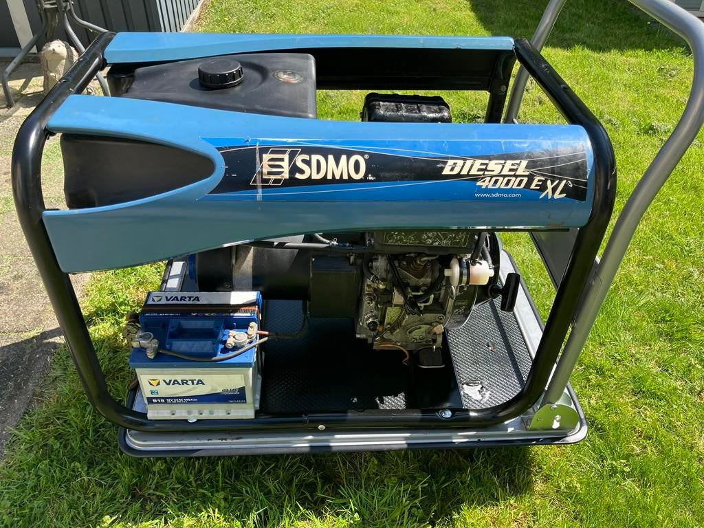 SDMO 4000 E XL diesel aggregaat generator, Ophalen, Gebruikt