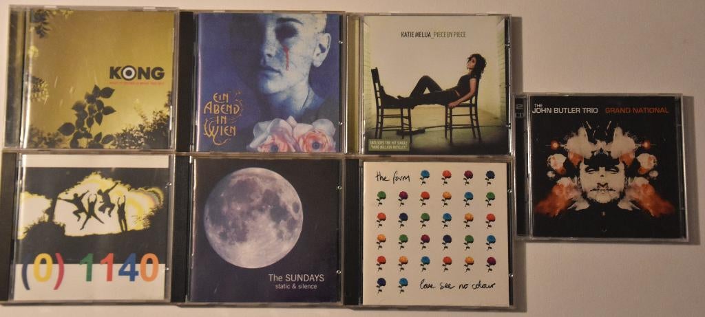 7x CD pop rock muziek dans Sundays Melua Kong Butler trio, Ophalen of Verzenden, Zo goed als nieuw