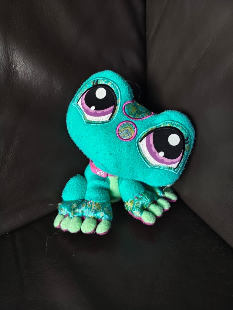 Schattig Groen Kikker Knuffel, Ophalen of Verzenden, Zo goed als nieuw, Kikker