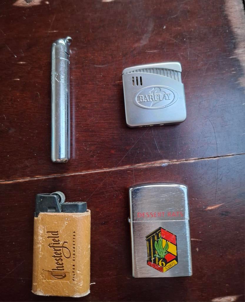 4 vintage aanstekers, Ophalen of Verzenden, Aansteker