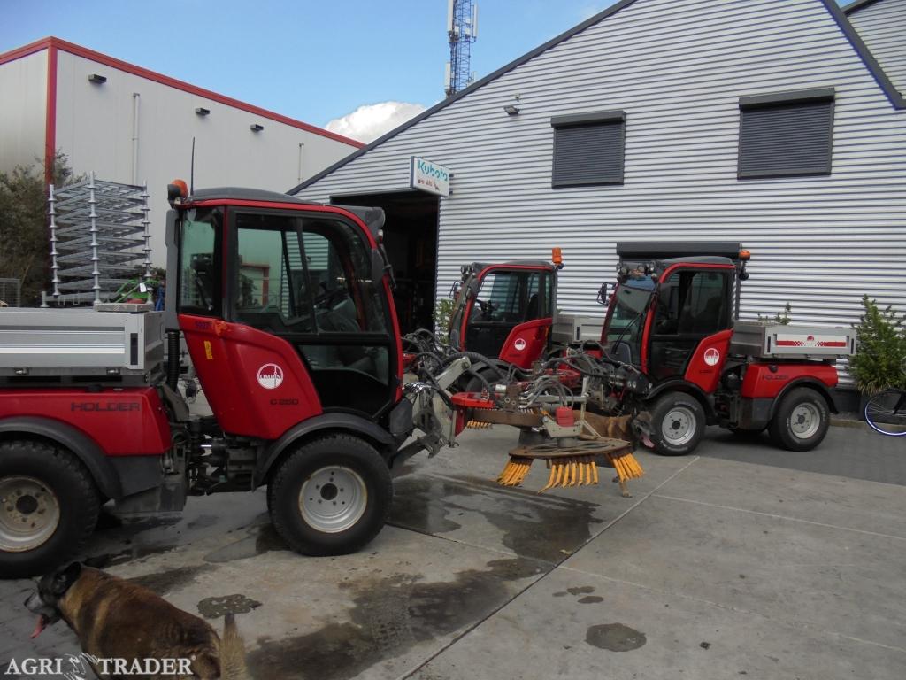 3x holder C250 met nimos onkruidborstel, Heumo bv, ,, ,