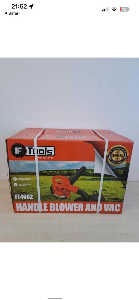 NIEUWE F Tools Bladblazer, Tuin en Terras, Bladblazers, Ophalen of Verzenden, Nieuw, Benzine