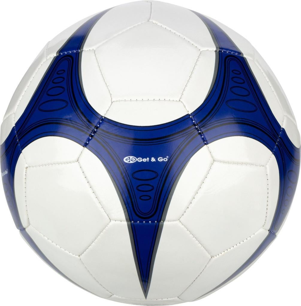 Voetbal kunstleder – Warp Speeder - Wit-Kobalt, Sport en Fitness, Voetbal, Maat M, Ophalen of Verzenden, Nieuw, Bal