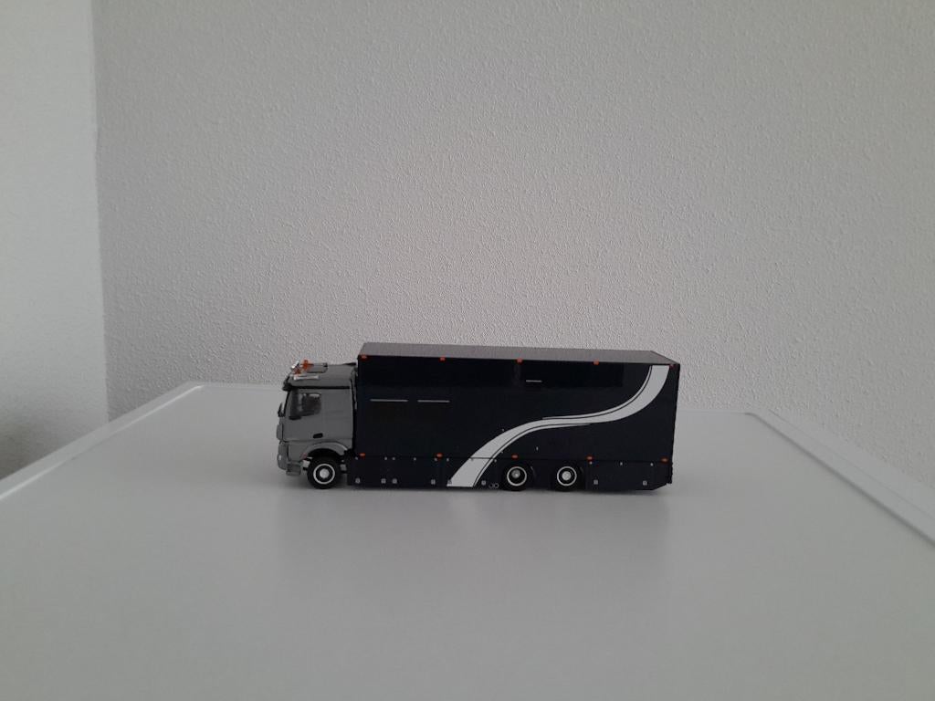 Mercedes Arocs 3 asser vee wagen ., Hobby en Vrije tijd, Modelauto's | 1:50, Verzenden, Nieuw, Bus of Vrachtwagen, Wsi