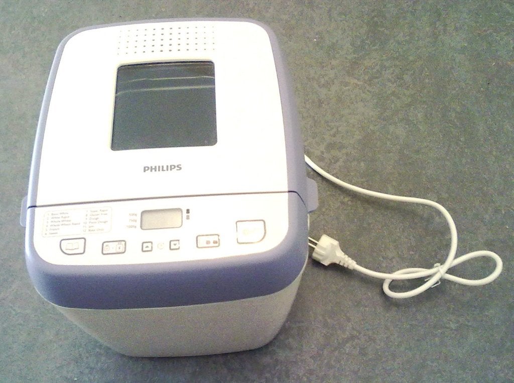 Philips broodbakmachine brook bak machine zgan, Ophalen of Verzenden, Zo goed als nieuw, Met timer, Kijkvenster