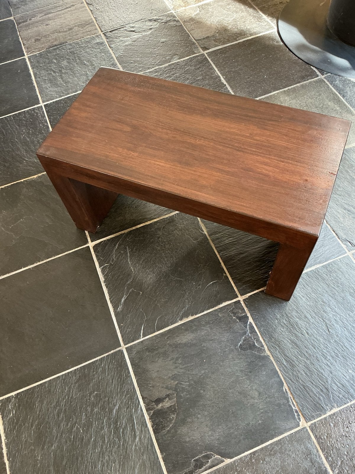 Houten bijzettafel/bankje  hout, 50 – 75, Gebruikt, 50 tot 100 cm, Ophalen of Verzenden