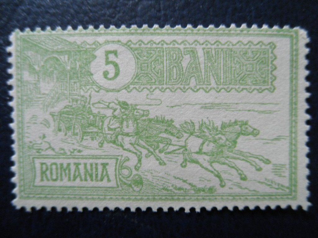 Postzegels Roemenië 1903 postkoets nr. 148 - cw. € 10,00 (*), Ophalen of Verzenden, Overige landen