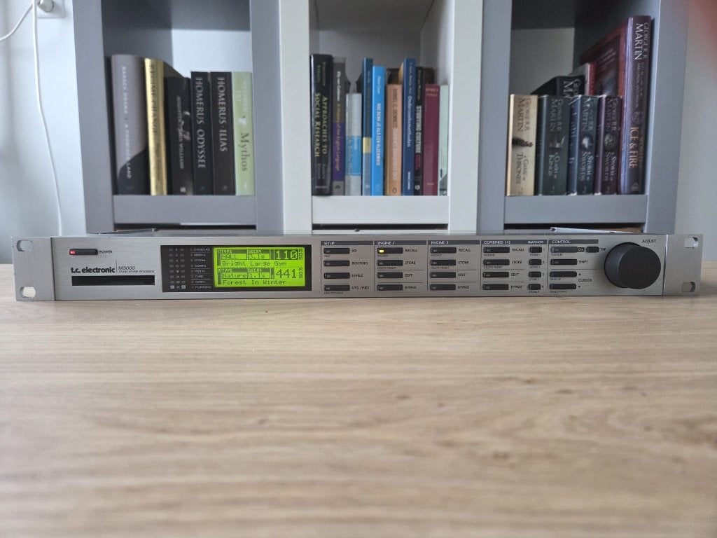 TC-Electronic M3000 Studio Reverb Processor + handleiding, Ophalen of Verzenden, Zo goed als nieuw, Reverb