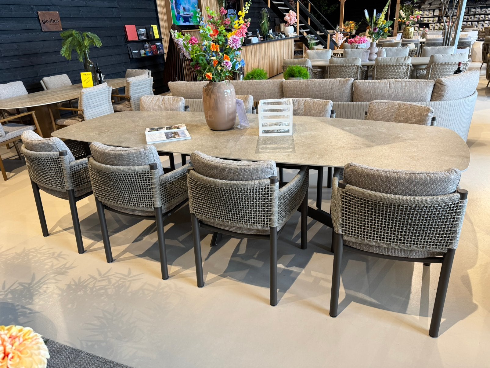 Savanne diningset 4 seasons outdoor tuinset, Tuin en Terras, Ophalen, Zo goed als nieuw