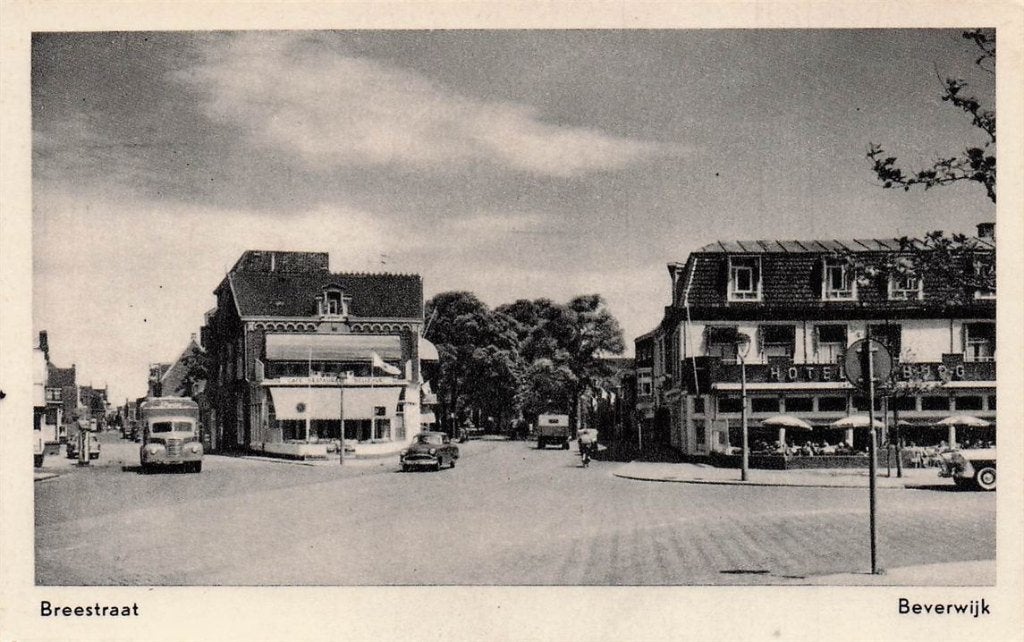 703-054-031 Breestraat Beverwijk, Ophalen of Verzenden, Voor 1920, Noord-Holland