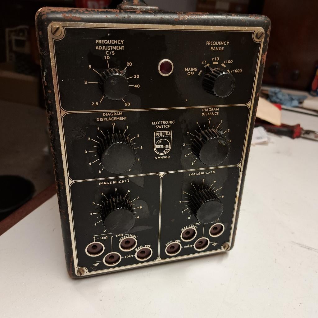 Philips meetapparatuur electronen GM 4580  jaren 40, Ophalen of Verzenden