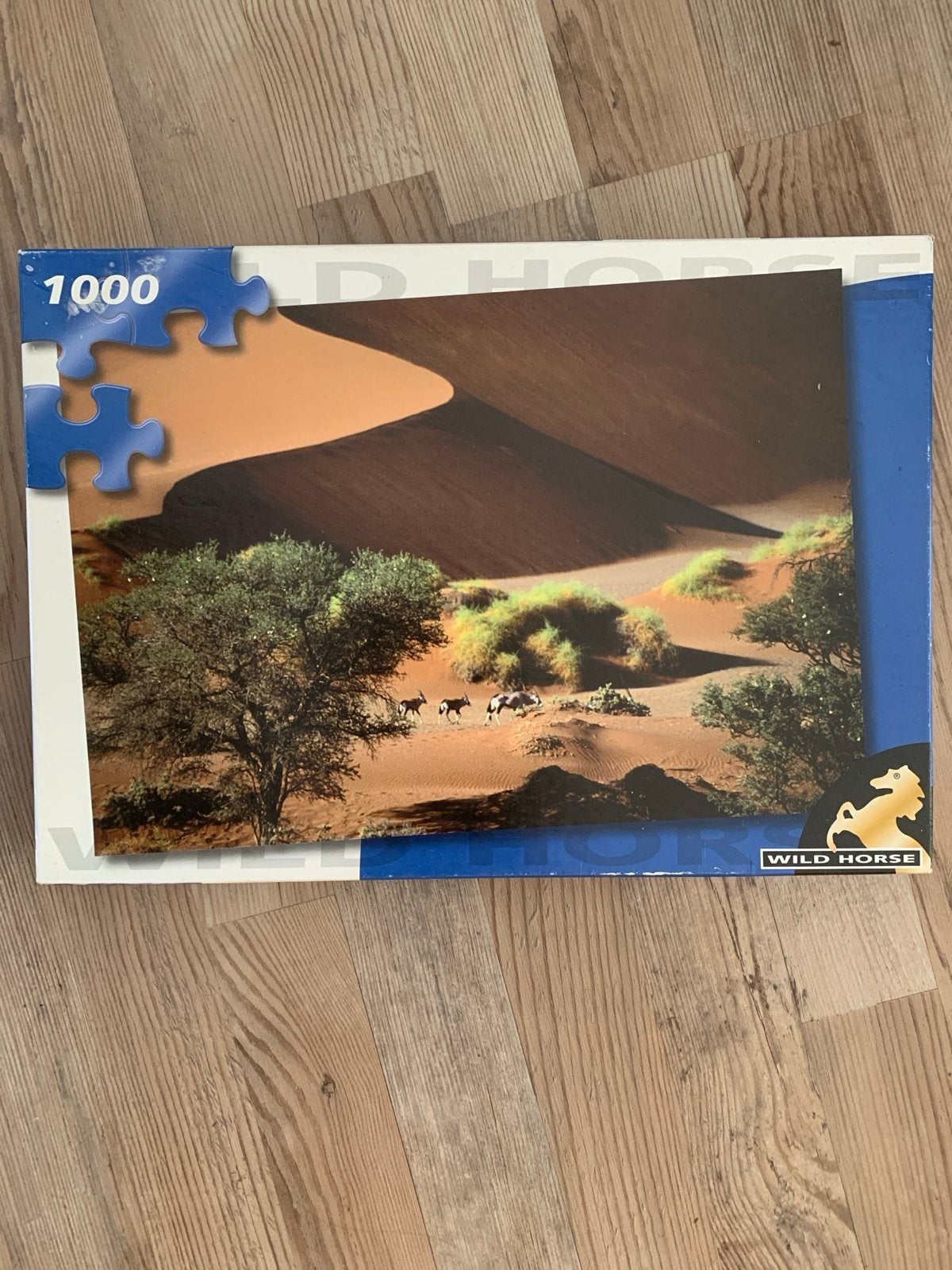 Wild Horse Legpuzzel 1000 stukjes - Woestijnlandschap, Ophalen, 500 t/m 1500 stukjes, Gebruikt, Legpuzzel
