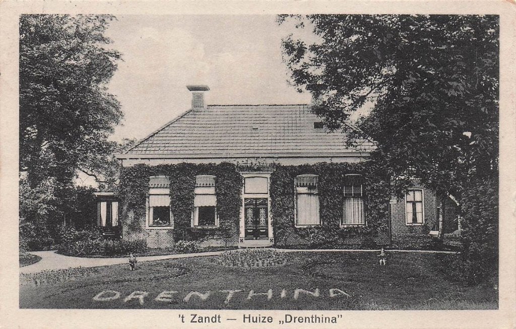 702-420-027 t Zandt Huize Drenthina, Verzenden, Voor 1920, Groningen