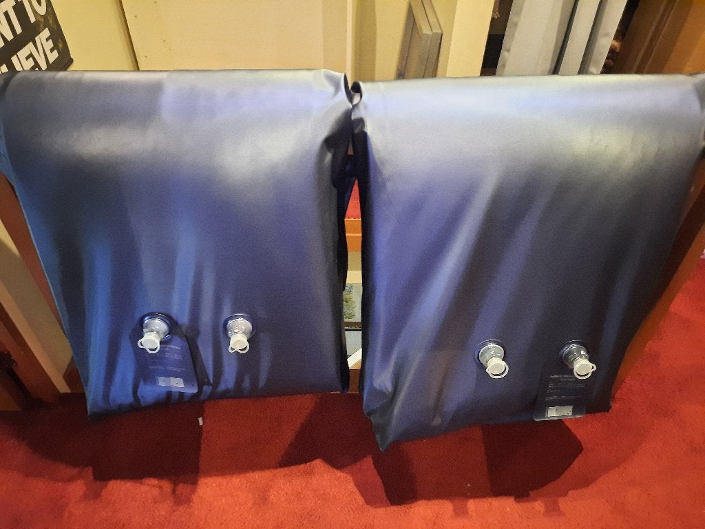 Softside watermatrassen 2 stuks, voor waterbed, Huis en Inrichting, Slaapkamer | Waterbedden, Tweepersoons, Ophalen of Verzenden