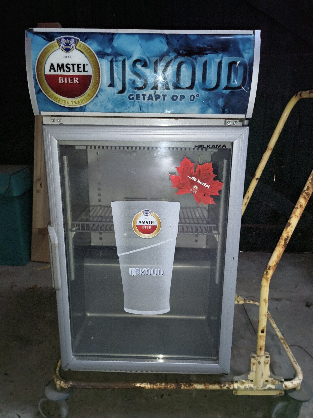 Helkama Amstel Bier IJskoud Koelkast - vriezer, 75 tot 100 liter, 45 tot 60 cm, Ophalen, 85 tot 120 cm