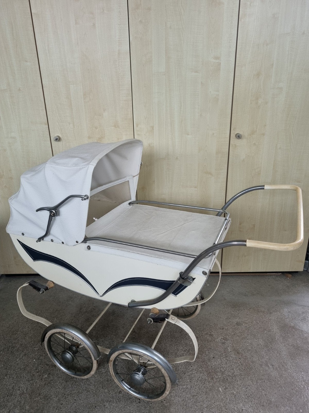 Vintage, jaren '50/'60 kinderwagen, Jonkers Gorredijk, Ophalen, Gebruikt, Kinderwagen, Overige merken
