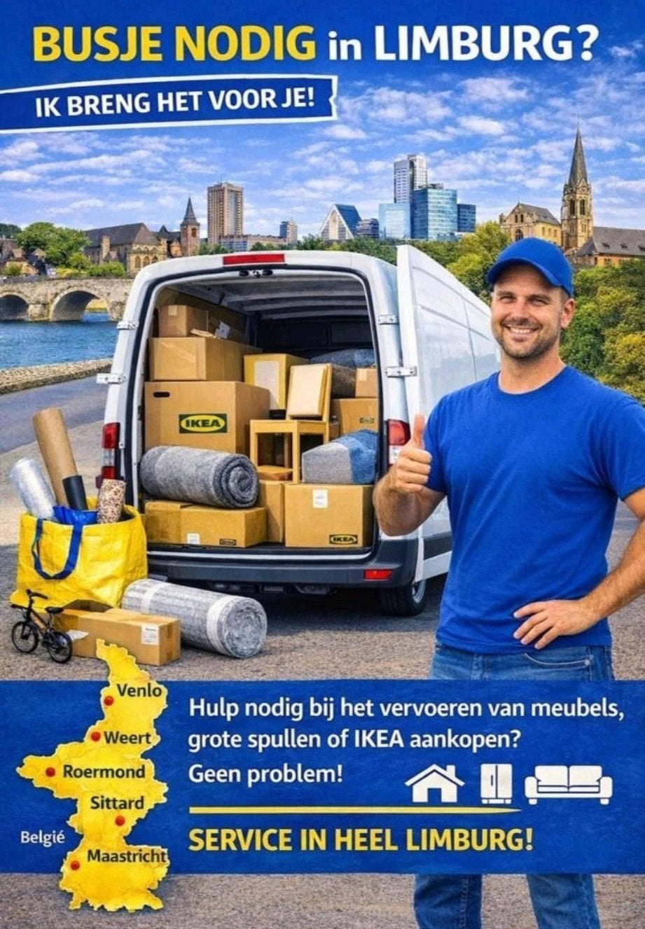 Transport- & Verhuisservice in Limburg, Vanaf 10 jaar, Overige vormen