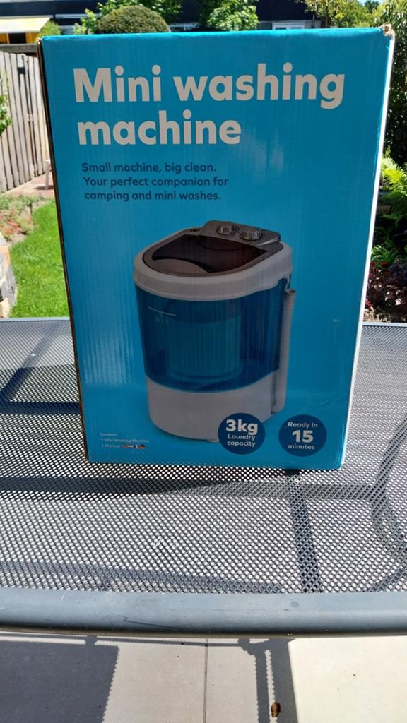 Compacte Mini Wasmachine 3kg, Witgoed en Apparatuur, Wasmachines, Minder dan 1200 toeren, Minder dan 85 cm, Minder dan 4 kg, Bovenlader