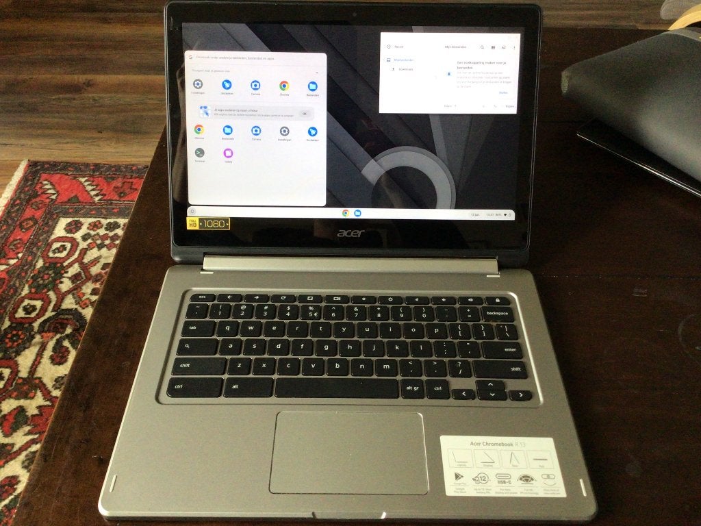 Acer cb5-312t-k7sp Chromebook, 13 inch, Qwerty, Ophalen of Verzenden, 32 GB of minder