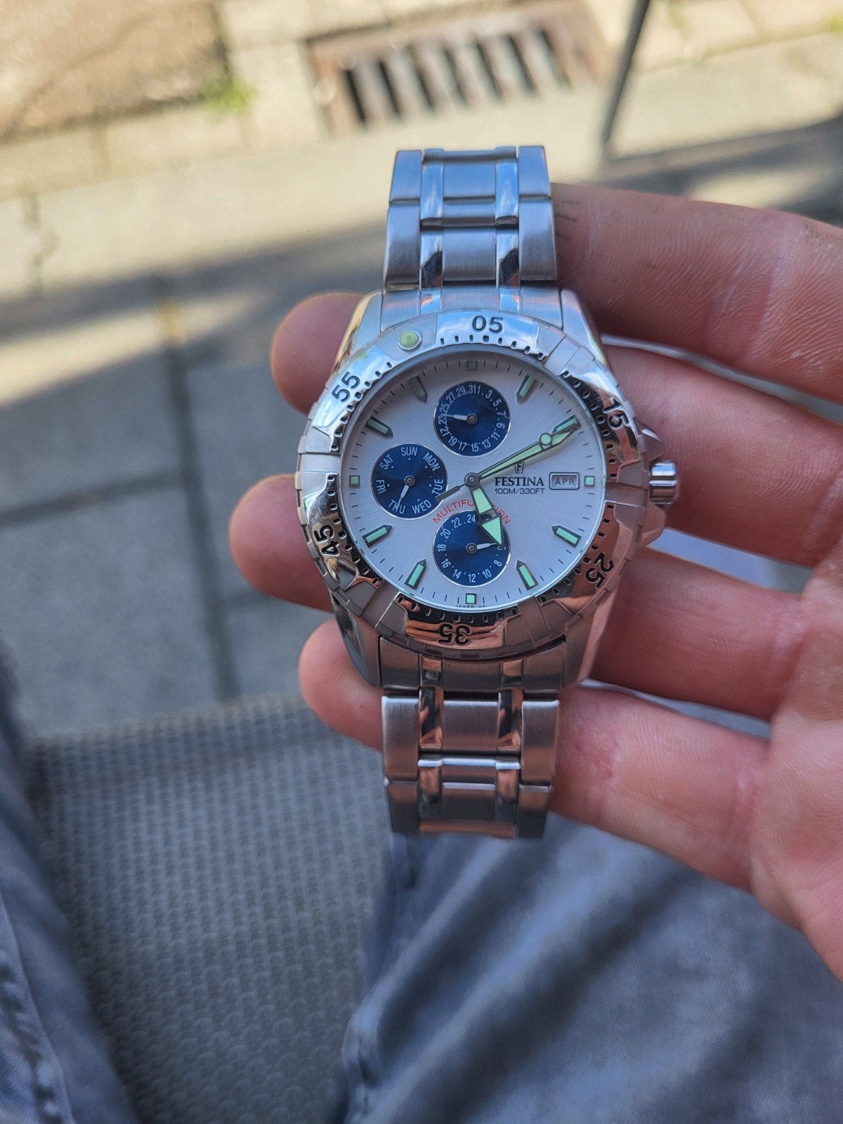 Festina heren horloge, Ophalen, Nieuw, Zilver, Jongen of Meisje